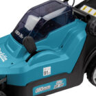 Detail van de Makita DLM382Z accu grasmaaier met 38 cm maaidek