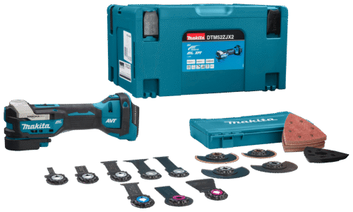 Makita DTM52ZJX2 - 18 V Multitool met accesoireset in Mbox
