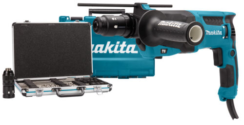 Makita 230 V Combihamer met verwisselbare boorkop HR2630TX12
